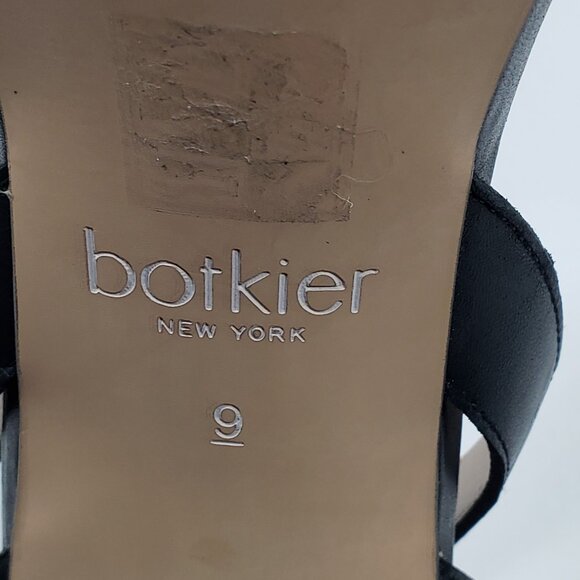 BOTKIER Shana Sandals 9M Black White Block Heel Ankle Strap NWOB - Picture 6 of 8